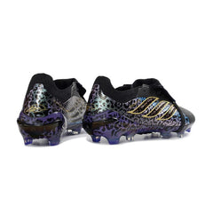 Chuteira Campo FG Adidas Predator 26 Elite Com Língua Bege, Preto e Branco
