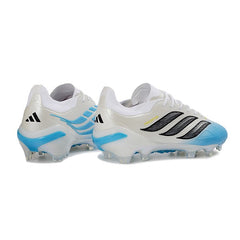 Chuteira Campo FG Adidas Predator 26 Elite Branca e Azul