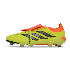Chuteira Campo FG Adidas Predator 26 Elite Amarela e Laranja