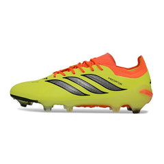 Chuteira Campo FG Adidas Predator 26 Elite Amarela e Laranja