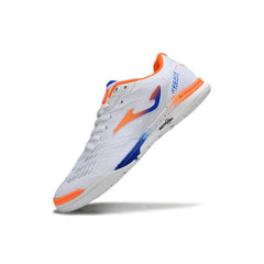 Chuteira Futsal IC Joma Regate Rebound Branca, Laranja e Azul