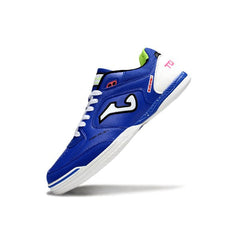 Chuteira Futsal IC Joma Top Flex 24 Azul e Branca