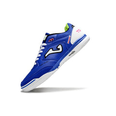 Chuteira Futsal IC Joma Top Flex Rebound Azul e Branca
