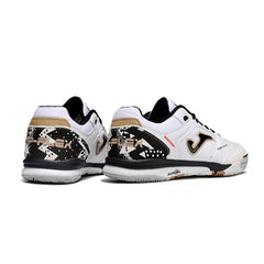 Chuteira Futsal IC Joma Top Flex Rebound Branca e Preta