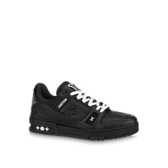 Louis Vuitton Trainer Black Embossed Monogram