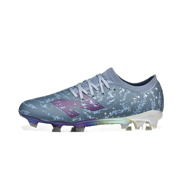 Chuteira Campo FG New Balance Furon Team V8 Azul e Roxa