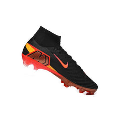 Chuteira Campo Sintético AG Nike Air Zoom Mercurial Superfly 10 Academy Infantil Preta e Vermelha Pack Blueprint