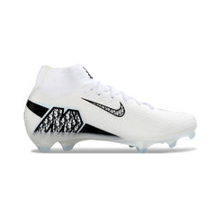 Chuteira Campo FG Nike Air Zoom Mercurial Superfly 10 Dior Branca Infantil
