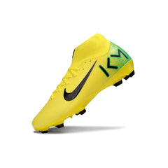 Chuteira Campo FG Nike Air Zoom Mercurial Superfly 10 Academy Mbappe Amarela e Preta