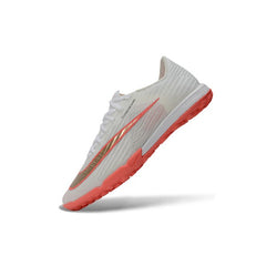 Chuteira Society TF Nike Air Zoom Mercurial Superfly 11 Elite Branco e Laranja