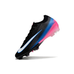 Chuteira Campo FG Nike Air Zoom Mercurial Vapor 16 Elite Preta, Rosa e Azul
