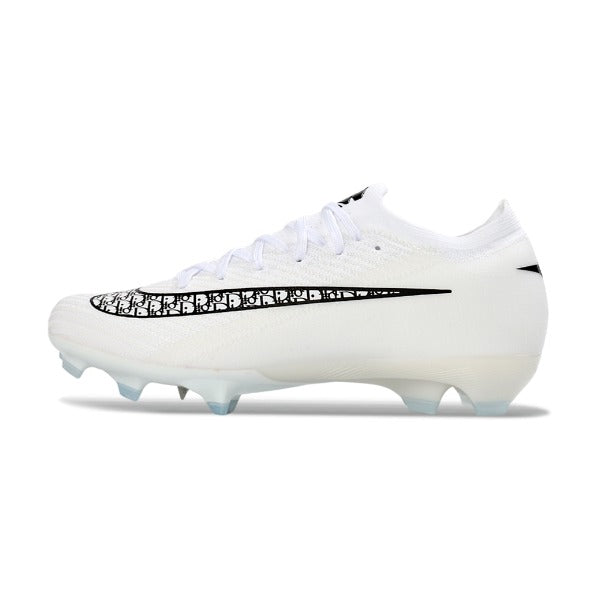 Chuteira Campo FG Nike Air Zoom Mercurial Vapor 10 Elite Dior Branca Infantil