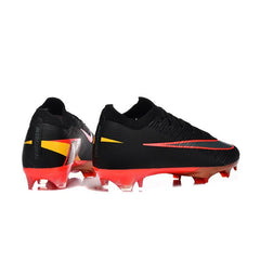 Chuteira Campo Sintético AG Nike Air Zoom Mercurial Vapor 16 Elite Infantil Preta e Vermelha