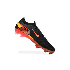 Chuteira Campo Sintético AG Nike Air Zoom Mercurial Vapor 16 Elite Infantil Preta e Vermelha