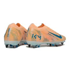 Chuteira Campo Molhado SG Nike Air Zoom Mercurial Vapor 16 Elite Pack Mbappe Orange