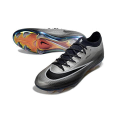 Chuteira Campo FG Nike Air Zoom Mercurial Vapor 17 Elite Preta e Prateada