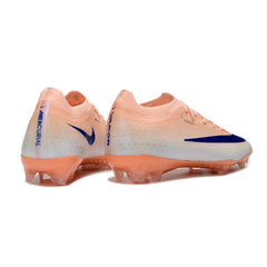 Chuteira Campo FG Nike Air Zoom Mercurial Vapor 17 Elite Laranja, Azul e Branca