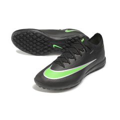 Chuteira Society TF Nike Air Zoom Mercurial Vapor 17 Elite Preto e Verde