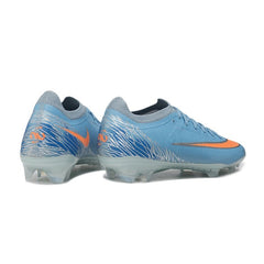 Chuteira Campo FG Nike Air Zoom Mercurial Vapor 17 Elite Light Azul e Branco