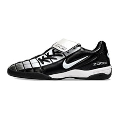 Chuteira Futsal IC Nike Air Zoom Total 90 III Preta e Branca Indoor