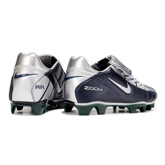 Chuteira Campo FG Nike Air Zoom Total 90 III Azul e Prateada