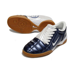 Chuteira Futsal IC Nike Air Zoom Total 90 III Azul-Escura e Branca Indoor