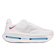 Tênis de Corrida Nike Air Zoom Vomero Premium Branco e Azul/Vermelho