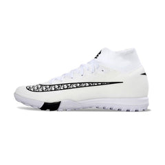 Chuteira Society TF Nike Mercurial Superfly 10 Dior Branca Infantil