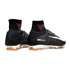 Chuteira Campo FG Nike Mercurial Superfly 5 Elite Preta e Branca