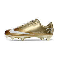 Chuteira Campo FG Nike Mercurial Vapor Superfly 1 Elite CR7 Dourada