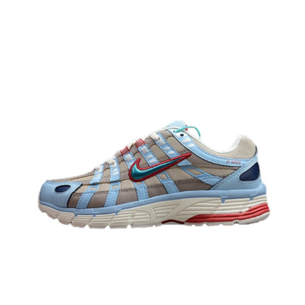 Tênis de Corrida Nike P-6000 Cinza  e Light Azul