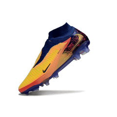 Chuteira Campo FG Nike Phantom 6 DF Elite Pack Erling Haaland Preta e Amarela