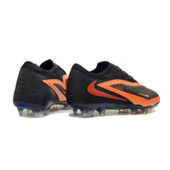 Chuteira Campo FG Nike Phantom 6 Elite Preto e Laranja