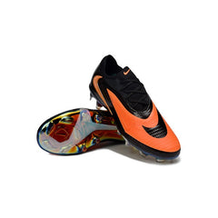 Chuteira Campo FG Nike Phantom 6 Elite Pack Preto e Laranja Infantil