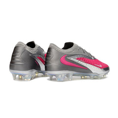 Chuteira Campo FG Nike Phantom 6 Elite Cinza, Prateada e Rosa