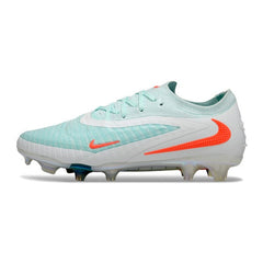 Chuteira Campo FG Nike Phantom 6 Elite Azul-Clara e Branca