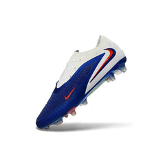 Chuteira Campo FG Nike Phantom 6 Elite Branca e Azul
