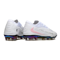 Chuteira Campo FG Nike Phantom 6 Elite Branca e Rosa