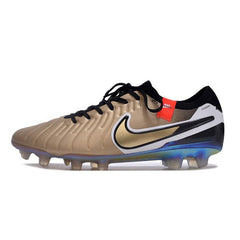 Chuteira Campo FG Nike Tiempo 10 Legend Elite Toque Dourado