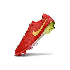 Chuteira Campo FG Nike Tiempo 10 Legend Luxe Elite Vermelha Italia Pack