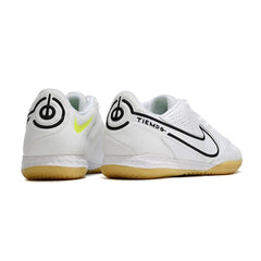 Chuteira Futsal IC Nike Tiempo Legend 9 Elite Branca e Preta