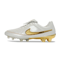 Chuteira Campo FG Nike Tiempo R10 Legend Elite Touch of Pack Dourado