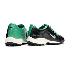 Chuteira Society TF Nike Total 90 III Preta e Verde