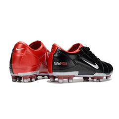 Chuteira Campo FG Nike Total 90 III Vermelha e Preta