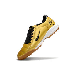 Chuteira Society TF Nike Total 90 III Dourada e Preta