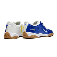 Chuteira Futsal IC Nike Total 90 III Branca e Azul