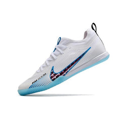 Chuteira Futsal IC Nike Vapor 15 Pro Zoom Pack Blast Azul e Branca