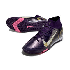 Chuteira Society TF Nike Zoom Mercurial Superfly 10 Elite Pack Mbappe Purple