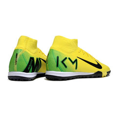 Chuteira Society TF Nike Zoom Mercurial Superfly 10 Elite Pack Amarelo Mbappe