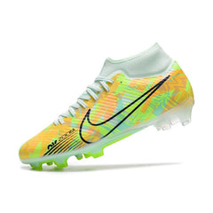 Chuteira Campo FG Nike Zoom Mercurial Superfly 9 Academy Pack Bonded Preta e Vermelha